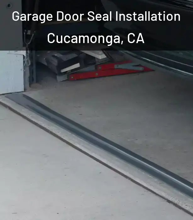  Garage Door Seal Installation Cucamonga, CA