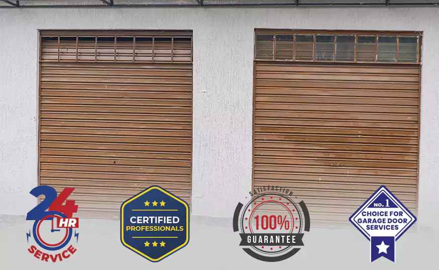 Residential Wood Roll Up Garage Doors in Cucamonga, CA