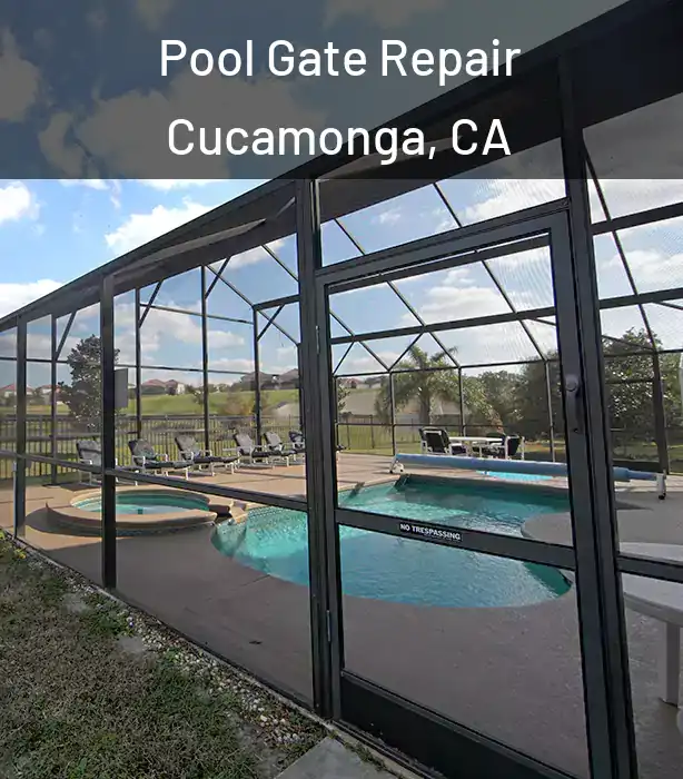  Pool Gate Repair Cucamonga, CA